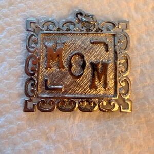 Silver MOM Pendant